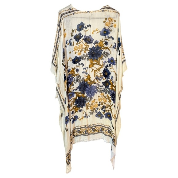 🌹AEO FLORAL RAW EDGE KIMONO - Picture 3 of 4